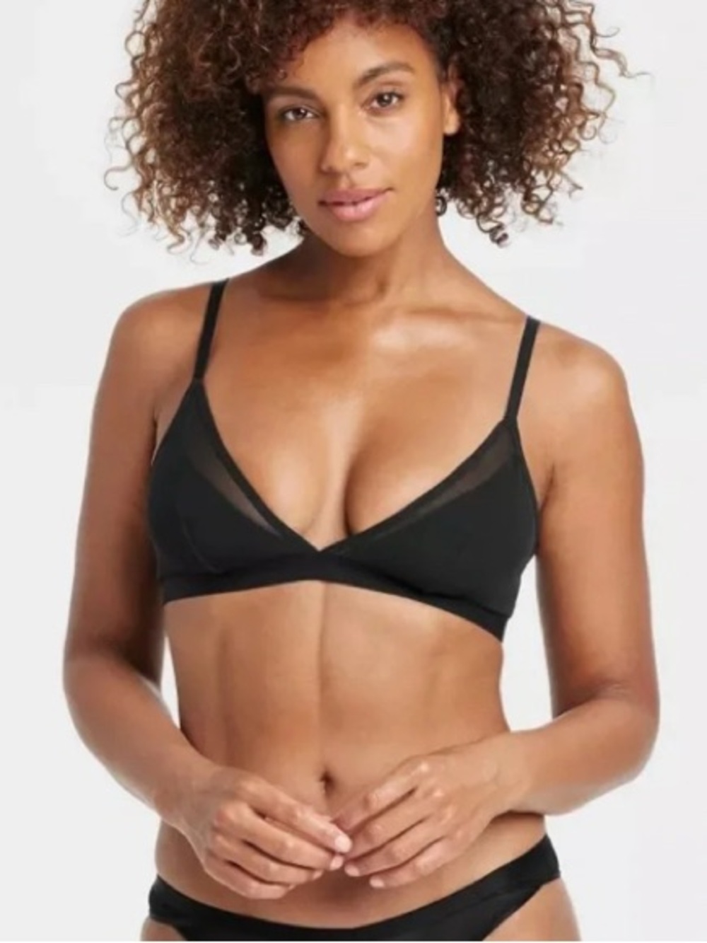 Black Mesh Bralette